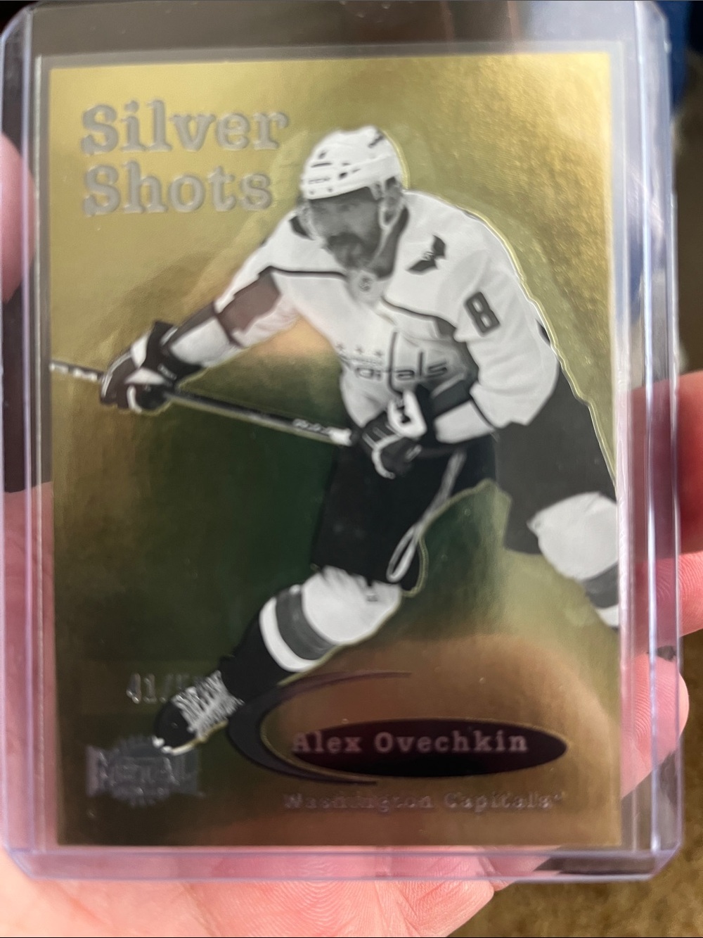 ‘24 Skybox Metal Alex Ovechkin “Silver Shots” #’d 41/50